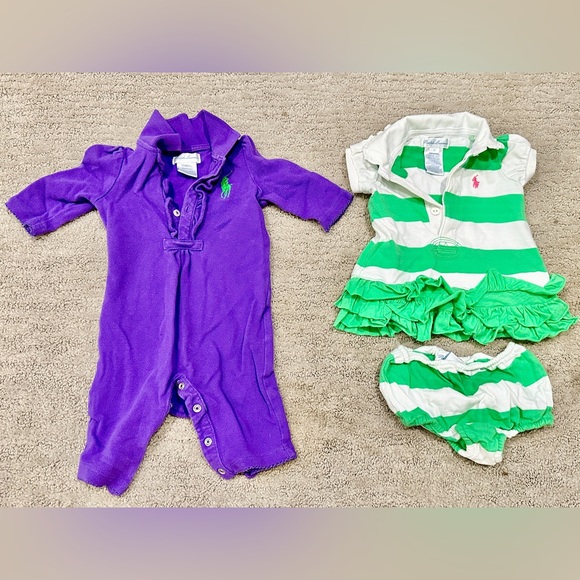 Ralph Lauren Girl Bundle 0-3 Month - Picture 1 of 5